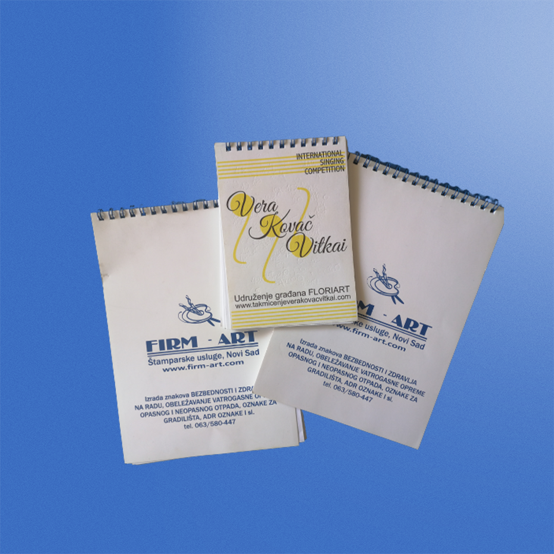 Galanterija - Notes Firm-art (Sito štampa firm-art.com)